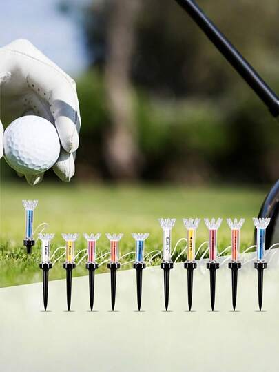 Caiton磁性塑料高尔夫球架套装（1件装），助您提升高尔夫球技 - 360°弹跳，3种尺寸可选！