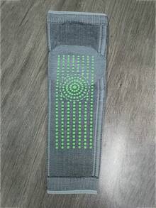 1pc Graphene Heating Knee Pad, Long Style, Heat Therapy Grid Heating, Warm Leg Sleeve For Arthritis And Cold Legs - Multicolor - View 12