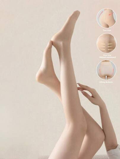 女士性感多色打底裤，大码连裤袜，秋冬商务/性感风格，肤色性感透明过膝长筒袜，大码连裤袜，加厚保暖打底裤和连裤袜，适合各种节日保暖下装、日常休闲穿着，性感紧身打底裤（适合0-15°C）