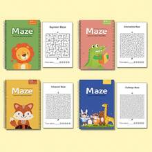 Maze Puzzle Activity Book, Progressive Path-Finding Challenges To Build Focus, Patience And Problem-Solving Skills, Relaxing Brain Game For Daily Breaks At Home, Office Or Travel - Maze - View 4