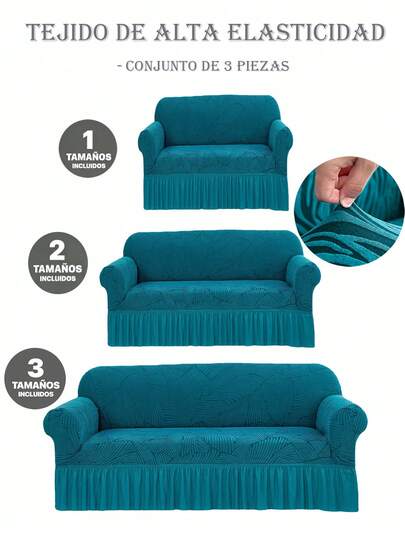 Conjunto de 1 piezas de funda para sofá elástica e impermeable - Funda para 1, 2 y 3 asientos - Protector de sofá lavable, antideslizante, transpirable, suave, para sala de estar, hogar, mascotas y niños ,Para Proteger El Sofá De Arañazos De Gatos, Ideal Para Decorar La Sala De Estar, La Oficina O El Dormitorio.