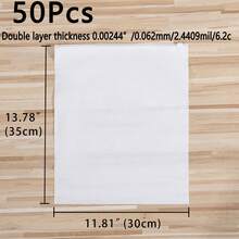50-Pack White Frosted Transparent PE Zipper Bags – Self-Sealing Storage Packaging Pouches For Clothing With Bone Slider Closure For Moth Protection - Double Layer Thickness 0.00244" /0.062mm/2.4409mil/6.2c - 50 White Packaging Bags - View 20