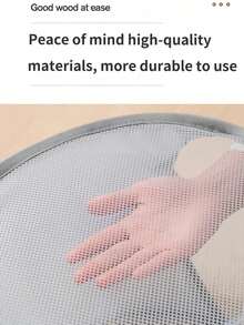 1pc Breathable, Durable, Collapsible, Space-Saving 3-Compartment Laundry Basket With Handle, Wide Opening And Side Pockets, Mesh Pop-Up Laundry Hamper, Breathable, Sturdy, Foldable, Space-Saving Design, Christmas Gift - Multicolor - View 8