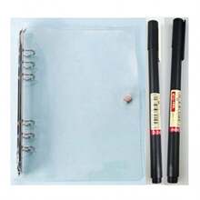 PVC Loose Leaf Binder A5/A6/A4 Transparent Notebook Cover - Clear - View 17