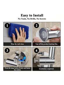 1/2pcs/Set Suction Cup Shower Bracket, Handheld Shower Arm Installation, Adjustable Wall Hanging, Reusable, No Power Required, Home Bathroom Shower Base Holder, Shower Head Spray Rotating Suction Cup Holder(Must Be Used On Clean And Smooth Ceramic Tile Walls)