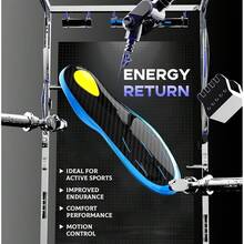 Sport Carbon Fiber Insoles Non-Cleated Shoes, Shock Absorbing For High Impact Sport- Increased Performance,Basketball, Volleyball, Racquet Sports Fit - Men 6.5-7.5 | Women 8-9 - Nam 6.5-7.5 | Nữ 8-9 (265mm) - Xem 6