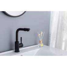Bathroom Faucet, Swivel Hot And Cold Water Faucet, Double Hot And Cold Water Faucet For Kitchen, Silver,Black