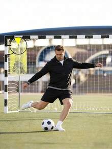 1个足球门目标网，用于任意球射门练习，足球门定位训练网