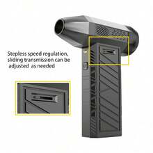 1个高速涡轮风扇，无刷迷你除尘吹枪，适用于除雪、烧烤木炭等多种户外用途 - 彩色 - 查看 11