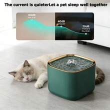 JUJU SHOU 宠物饮水机套装，3升/101.45盎司，含1个滤芯和1个水泵，室内猫咪饮水器，USB供电，不含电池，适合多宠物家庭 - 3L - 查看 8