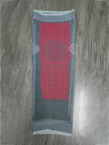 1pc Graphene Heating Knee Pad, Long Style, Heat Therapy Grid Heating, Warm Leg Sleeve For Arthritis And Cold Legs - Multicolor - View 11