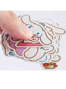 Sanrio Waterproof Sticker Set - 6 Cute Cartoon Characters, 63 Stickers Per Set, Waterproof And Reusable - Suitable For Laptops, Water Bottles, Notebooks Etc. - Ideal For Teens, Students And Sanrio Fans - Also Called Stickers, Labels And Decals - Adorable Designs That Are Irresistible