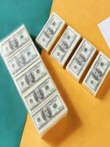 5pcs/Set Dollar Bill Pattern Napkins, High Quality Paper Towels - Use These Little Props To Add Fun To Your Kitchen Or Party. Ideal For Weddings, Birthdays, Party Decorations, Party Supplies, Holiday Decorations And Holiday Items. - Multicolor - View 4