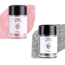 Edible Glitter - 5g Edible Luster Dust Metallic Coloring Glitter For Cakes, Baking, Cake Decorating - Edible Dust Powder Shimmer Sprinkle Powder For Icing,Candy
