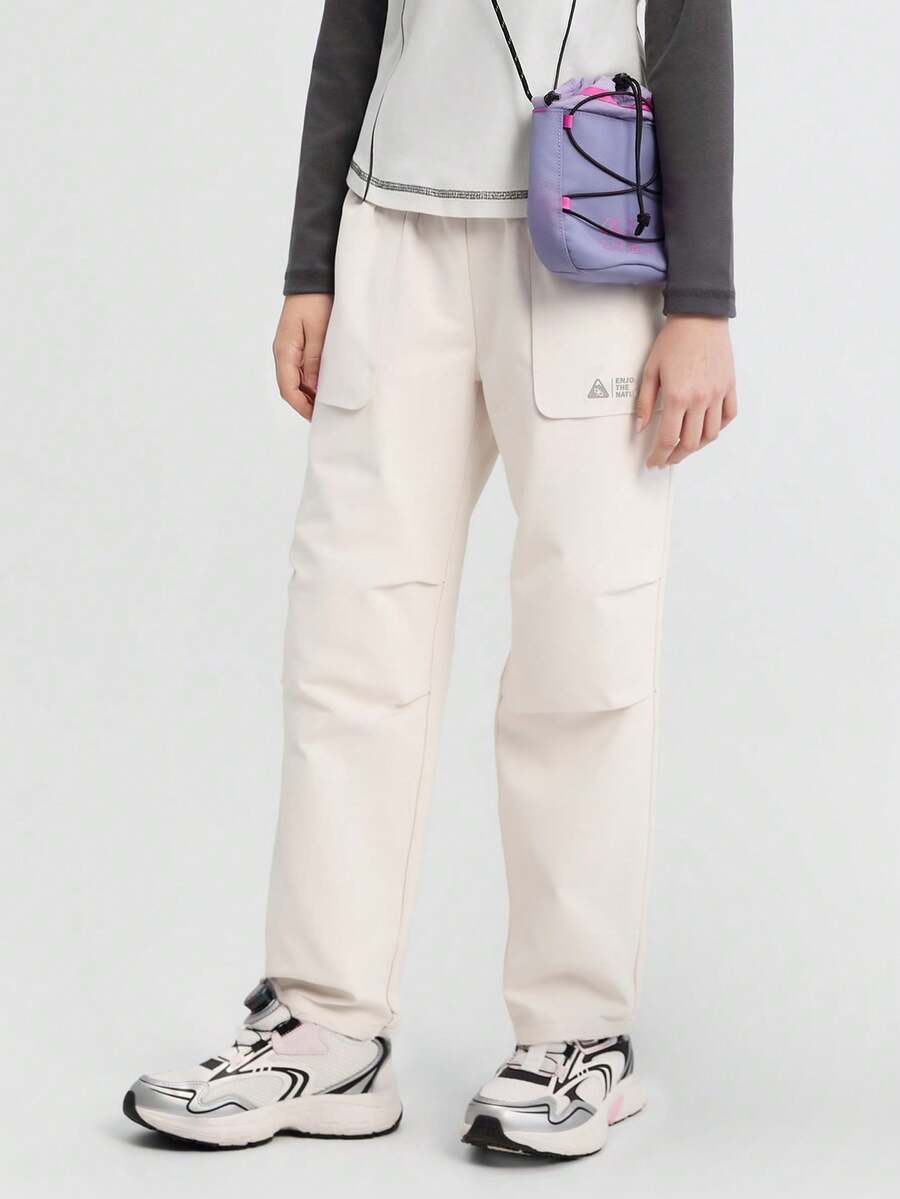 Balabala Tween Girl' Durable Long Pants, Boys & Girls Spring Wear 2026 - Shell Card - View 1