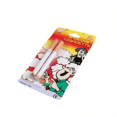 Cigarro Falso Prop para Festa do Dia da Mentira, Charuto Falso Realista com Fumaça para Fantasia e Mascarada