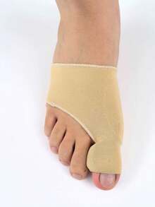 2pcs Silicone Toe Protectors, Comfortable Forefoot Pads, Enhanced Wear Resistance, Big Toe Support & Protection, Beige, Flexible Design, Suitable For Daily Comfortable Foot Care - True Color - View 7