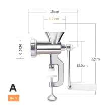 Manual Vegetable Meat Grinder, Multipurpose Kitchen Tool For Meat And Vegetables, Aluminum Hand Crank Meat Grinder With Clamp, Non-Electric, Sausage Maker For Home Sausage Making, Manual Meat Chopper Mincer Machine