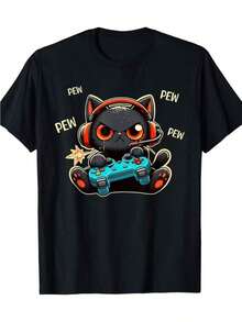 Men's T-Shirt - Suitable For Fan Support - Idol Calls - Fan Collection - Suitable As A Gift For Fans - 黑色 - 查看 6