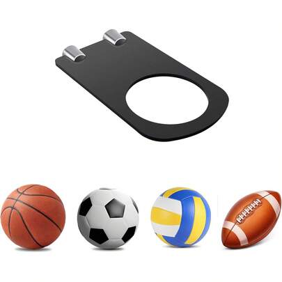 Ball Rack, Acrylic Display Stand, Basketball Soccer Volleyball Rugby Holder