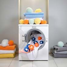 10/8/6/4/2 Pcs Reusable Washing Machine Pet Hair Remover - Lint Collector Balls [Random Style Shipped] Set - Cute Cat Dog Hair Collector - Lint Collector For Removing Pet Hair From Clothes, Decontamination, Anti-Pilling - Designed For Delicate Fabrics. - Multicolor - View 4