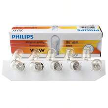 PHILIPS Car Replacement Bulbs, Brake Light Bulb/Side Marker Light/Backup Light/Turn Signal Light/License Plate Light/Rear Fog Light/Tail Light Bulbs, Sedan Truck Small Bulb - A - View 1