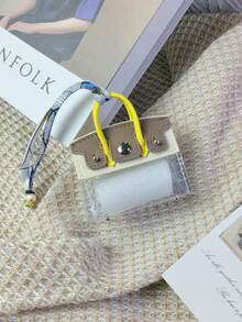 Mini Transparent Coin Purse Lipstick Bag Headphone Bag Bag Pendant Car Key Bag Pink White Yellow Light Gray Beige Light Pink Small Bags Girls' Gifts Christmas Gifts Daily Travel Wear For Women Money Wallet Mini Wallet Purse Wallet Small Wallet Coin Wallet - Multicolor - View 12