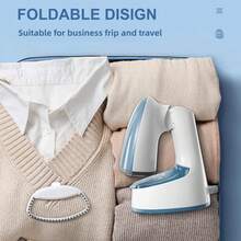 Steamer For Clothes, 1500W Foldable Clothes Steamer, Powerful Handheld Clothing Steamer, Foldable Portable Clothing Wrinkle Remover, 15S Preheating, 20g/Min Strong Penetration Steam, 5.9ft Rope, Essential For Home, Travel & Office - 查看 7