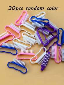 22/30/50pcs Mini Nail Brushes, Used For Removing Dust And Dirt, Multi-Purpose Cleaning Brushes - Multicolor - View 11