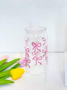 粉色蝴蝶结咖啡吸管杯、果汁吸管杯、奶茶吸管杯、抹茶下午茶吸管杯——送给朋友的最佳礼物选择！ - 彩色 - 查看 13