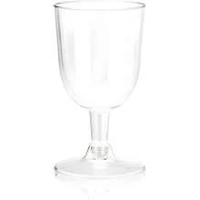 Set Of 18 Clear Plastic Cups, 6 Oz Wine Glasses Ideal For Family Gatherings, Engagement Parties, And Thanksgiving Celebrations - 白色 - 查看 7