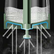 透明塑料盐瓶，可定量控制盐的用量，适用于厨房和家庭 - 彩色 - 查看 8
