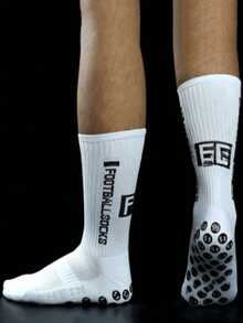 5 Pairs/10 Pairs Men's Anti-Slip Rubber Sole Football/Soccer Socks - Multicolor - View 7