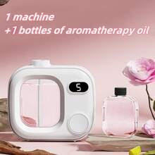 Smart Aroma Diffuser Set, Essential Oil Set, Fragrance Diffuser Set, Portable Aroma Diffuser With Mist Humidifier, Floral Essential Oils, Home Decor Fragrance - trắng - Xem 16