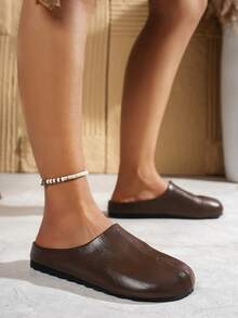 女士休闲百搭鞋，新款柔软舒适的圆头套脚乐福鞋，适合通勤和日常穿着