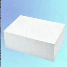 20张白色硬纸板，A4（8.26 x 11.69英寸）和A3（11.69 x 16.53英寸）尺寸，厚实耐用，手绘图案，学习用品，返校必备 - 白色 - 查看 3