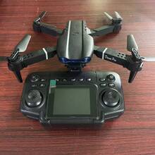 CASRRA Drone E99 actualizado con cámara y pantalla de control remoto, cámara dual 720P, motor sin escobillas, retención de altitud, control por gestos, sensor de gravedad, Body plegable, disparo automático, apto para uso en interiores y exteriores, juguete de dron asequible para adultos, excelente regalo de cumpleaños y festividades, incluye batería de 1800mAh - E99 Negro - Ver 8