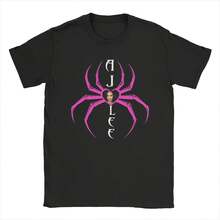 Men's  Spider Web T Shirts Pure Cotton Clothes Novelty Short Sleeve Round Neck Tee Shirt Graphic Printed T-Shirts - Negro - Ver 1