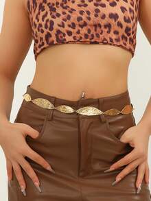 Cadena de cintura de mujer con segmento metálico único y heterosexual, decorativa para vestidos, estilo retro de calle en verano, escuela en otoño, Halloween - Mariposa - Ver 9