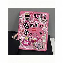 Fashion Pink Pattern Tablet Protective Case/Cover, Compatible With Ipad Case 10th GenerationIPad 10.2 Inch, IPad Pro 11 2021/2020/10th Gen, IPad Mini 6, IPad 5th Gen (9.7 Inch), IPad Air 5th Gen 2022, And Compatible With Samsung A7 A8 A9 S7 S8 S9 S10. Features Sleep/ Wake Function Smart Stand/Built-In Pencil Holder, Ultra-Thin Full-Coverage Tri-Fold Tablet Case Perfect For Valentine's Day And New Year/Easter/St. Patrick's Day Gift - 灰色 - 查看 3