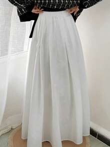 DAZY Women White Skirt, All-Season Spring - White - View 7