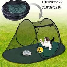 Foldable Pet Camping Tent Playpen, Suitable For Cats, Dogs, Birds, Parrots And Other Small Animals, Indoor/Outdoor Game Tent Shelter, Breathable, Also Suitable For Turtles And Reptiles - Green - View 8