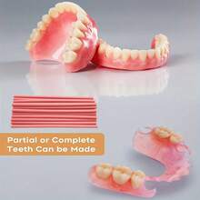Denture Fake Teeth - Do It Yourself Full Or Part Top And Bottom Fake Teeth At Home, Repair Missing Teeth, Improve Smile(Gypsum Model, Gum Material And Fake Teeth) - 1 - View 5