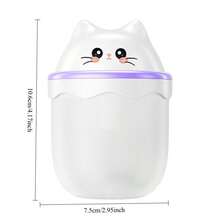 Máy tạo ẩm hình mèo dễ thương, chạy bằng nguồn USB, hoạt động êm ái, máy tạo ẩm để bàn di động có đèn ngủ, thích hợp sử dụng tại nhà và văn phòng, chạy bằng nguồn USB, không cần pin, phòng ngủ. - Nhiều màu - Xem 9