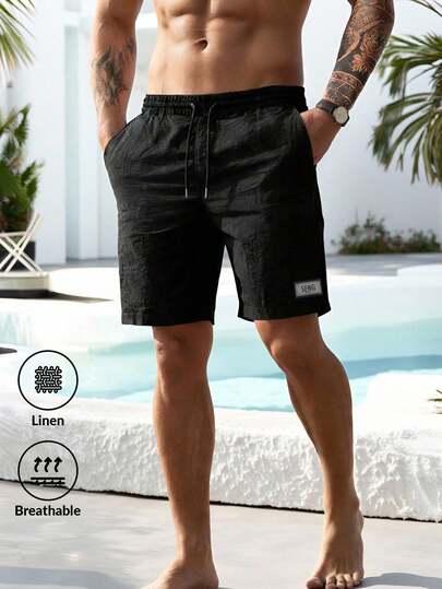 男士夏季运动速干短裤，透气户外休闲短裤