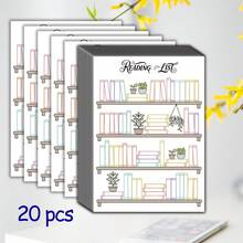 6/20 Reading Tracking And Reading List Stickers, Reading Challenge And Reading List Markers, Reading Planner Labels, Personal Library Doodle Stickers, Teacher And School Supplies - Multicolor - View 2
