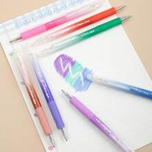 12/24/36色可擦凝胶笔套装，按动式细尖笔，适合学生、教师和艺术家使用，可用于绘画、书写、规划和填字游戏，神奇笔，是返校季和情人节的完美礼物。 - 可擦筆 - 查看 6