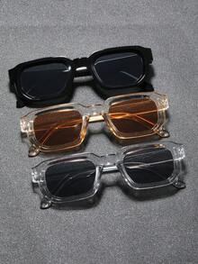 1-6pcs Men Classy Aesthetic Vintage Cool Personality Modern Simple Style Fashion Eyeglasses For Outdoor Travel Daily Life Street-Photography Musical Festival Outdoor Casual Activities Driving Camping Accessories - Multicolor - View 15