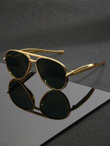 一副男士新款椭圆形休闲时尚眼镜，适合搭配时尚服饰、驾驶、街头摄影，让你成为众人瞩目的焦点 - 彩色 - 查看 13