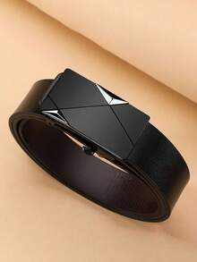 3pcs/1pc Men's Formal Style Automatic Buckle Belt, Versatile Use, Suitable For Husband, Men And Family Members For Daily Life And Formal Occasions - Multicolor - View 9
